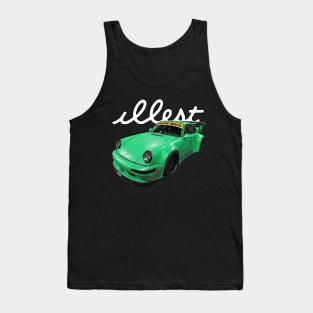 RWB 911 0964 TURBO ILLEST WIDEBODY high performance sports car German automobile STANCED FATLACE HELLAFLUSH Tank Top